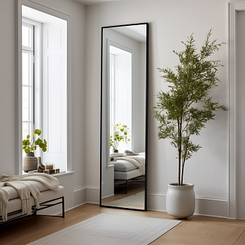 Винтажное зеркало в серебряной оправе - стильный акцент для вашего интерьера Винтажное зеркало в серебряной оправе - стильный акцент для вашего интерьера